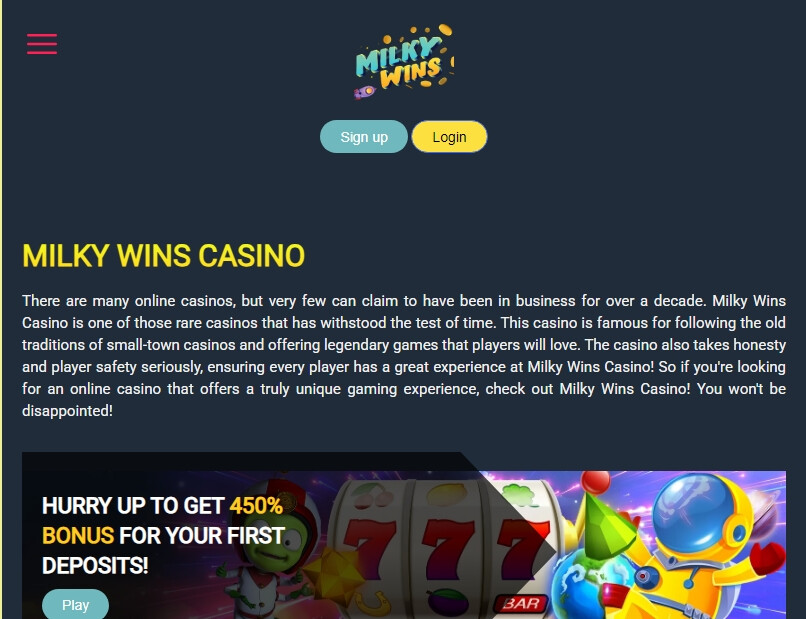 Experience the Excitement of Casino Milky Wins